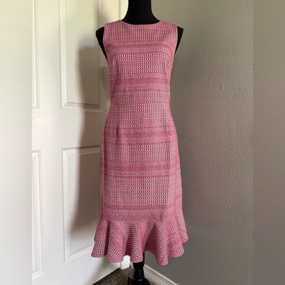 Banana Republic Dresses & Skirts - Banana Republic Pink Textured Midi Dress